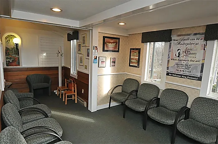 Patient lounge seating area